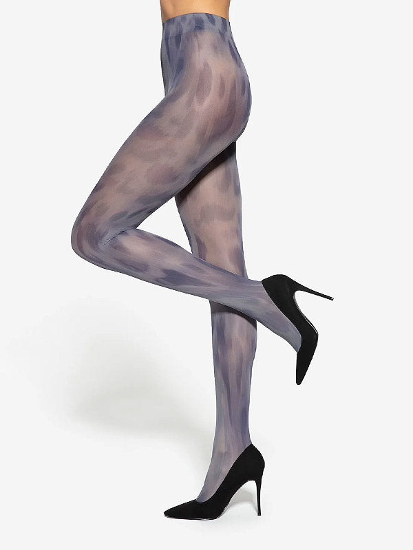 Gatta Patterned Tights Artea 01 40 Den Grey