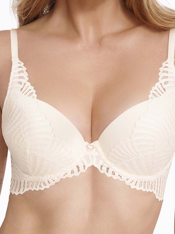 Esotiq Lace Push-up Bra Inspire Cream