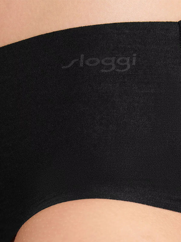 Sloggi комплект из 2 шорт из модала с лазерной резкой "Zero Modal 2.0 Black"