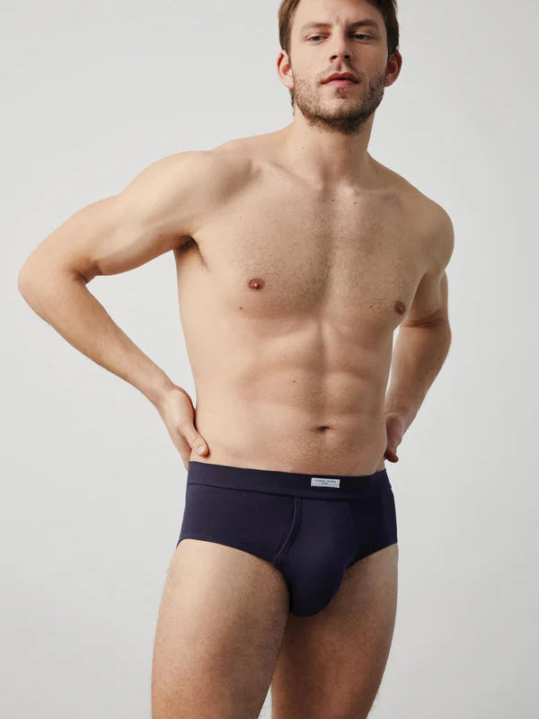 Ysabel Mora Men's Cotton Brief Brian Navy