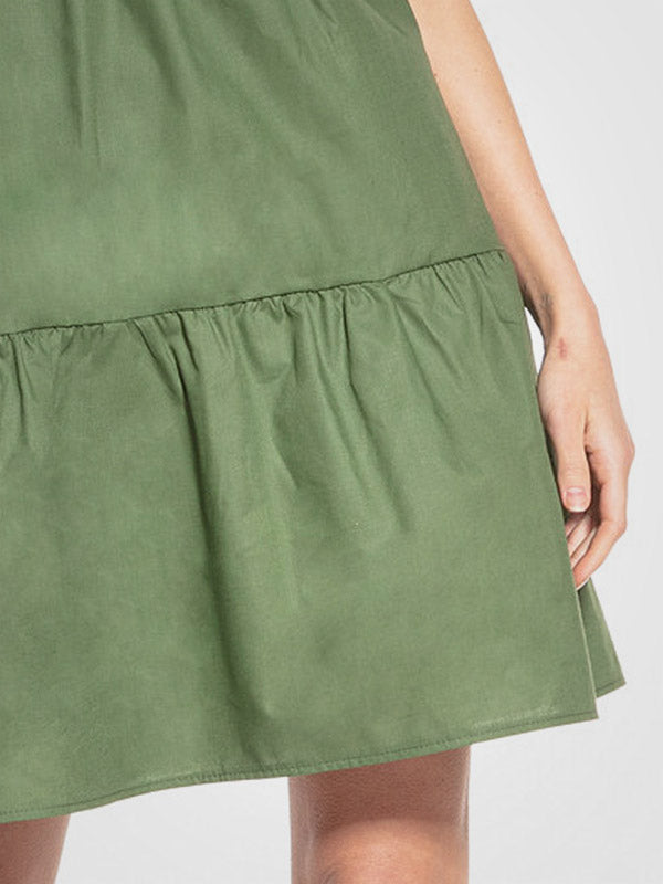 Tessita Cotton Dress Adrika Green