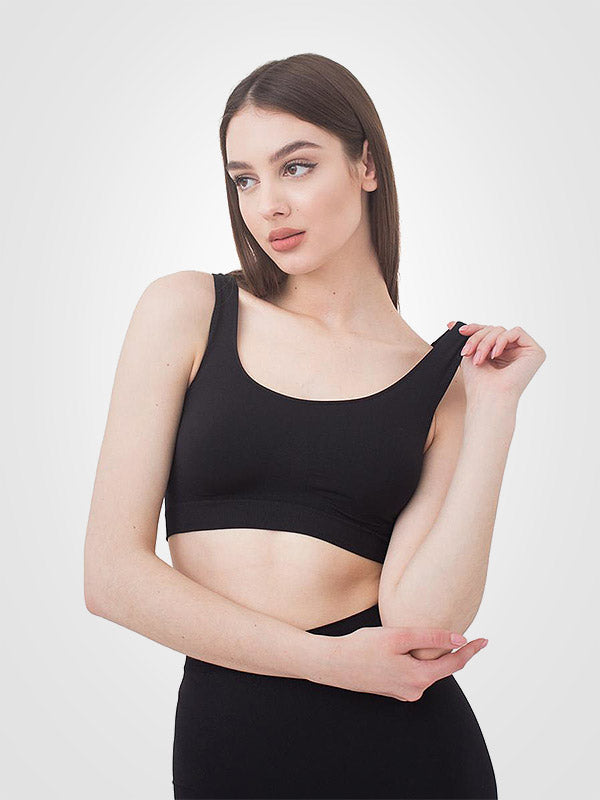 Giulia Soft Microfibre Bra Stella Black