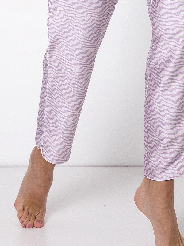 Aruelle Viscose Pyjamas with Long Pants Livia Long Light Violet