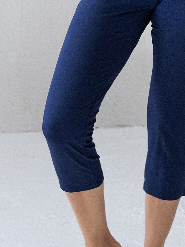 Lega Viscose Pajamas With Lace Jovana Dark Blue