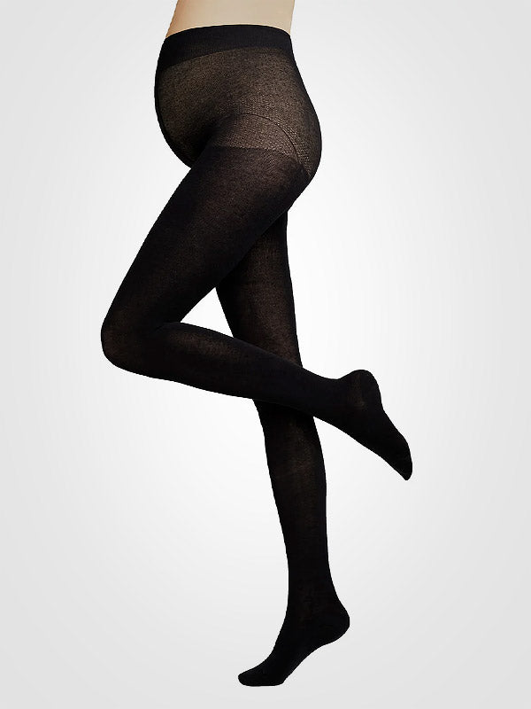 Gatta Premium Maternity Tights Body Protect Cotton Nero