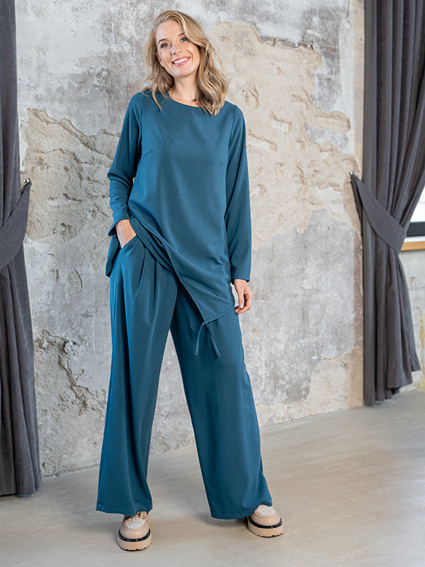 Lega Asymmetric Tunic Naomi Turquoise