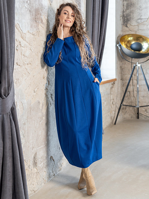Lega длинное платье в форме колокола "Lorena Blue"