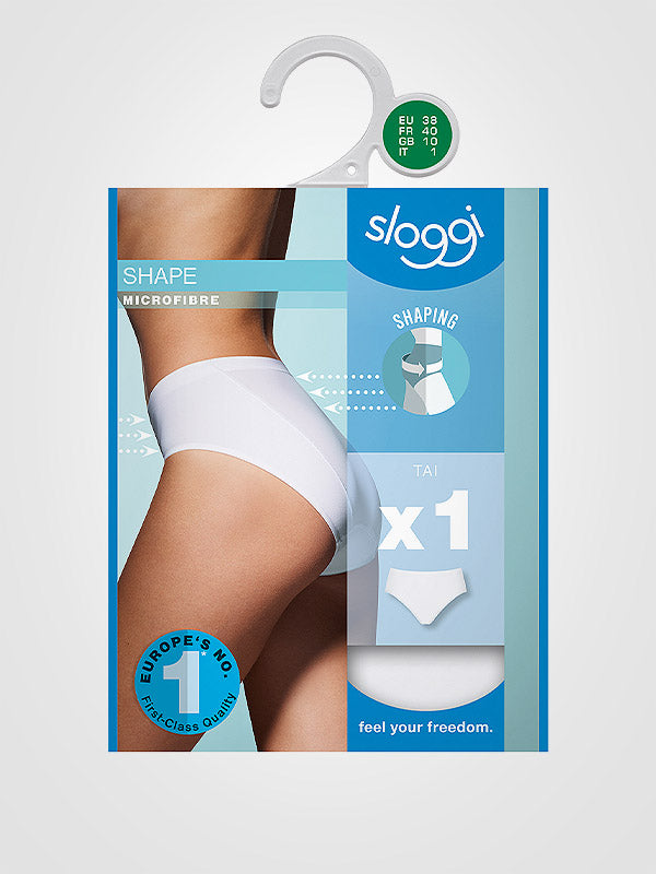 Sloggi Microfiber Panty Shape H Tai White