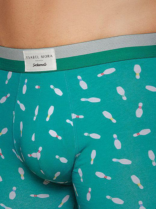 Ysabel Mora 2-Pack Men's Boxer Briefs Bowling Green - Grey - Multicolor