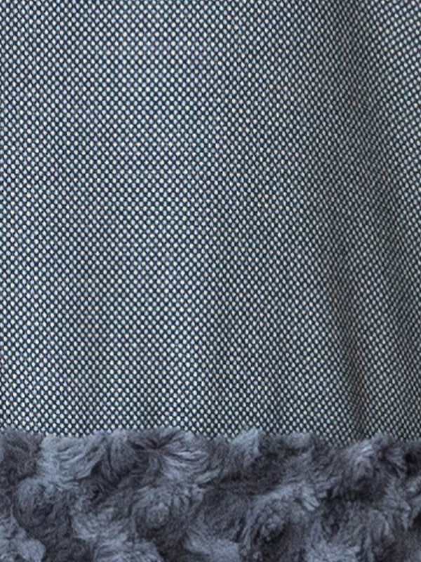 Lega Dress With Faux Fur Jamila Grey