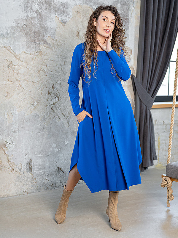 Lega облегающее платье-миди "Adriana Royal Blue"