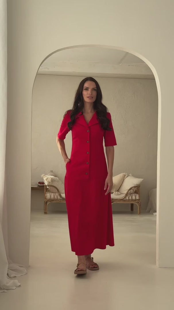 Įkelti vaizdo įrašą: lininė suknelė atostogoms