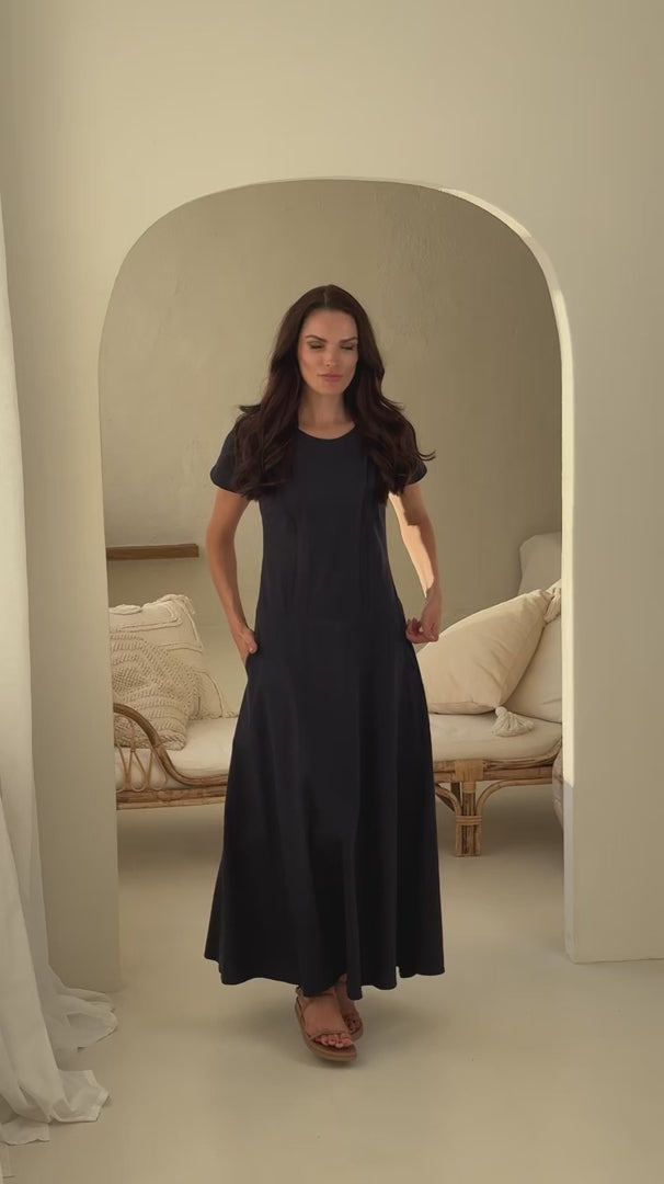 a formos lininė suknelė