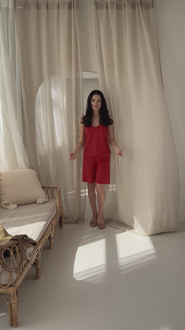 Load video: moteriška lininė palaidinė