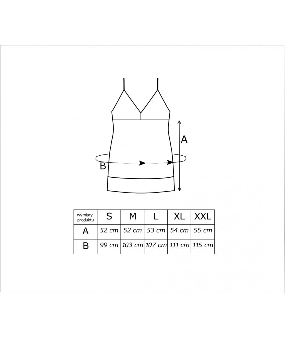 Donna viskoziniai naktiniai su nėriniais "Lea Black"